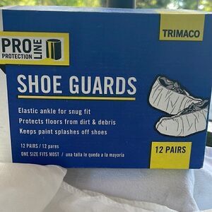 Pro line protection shoe guards  11 1/2 pairs  great product. One size fits most